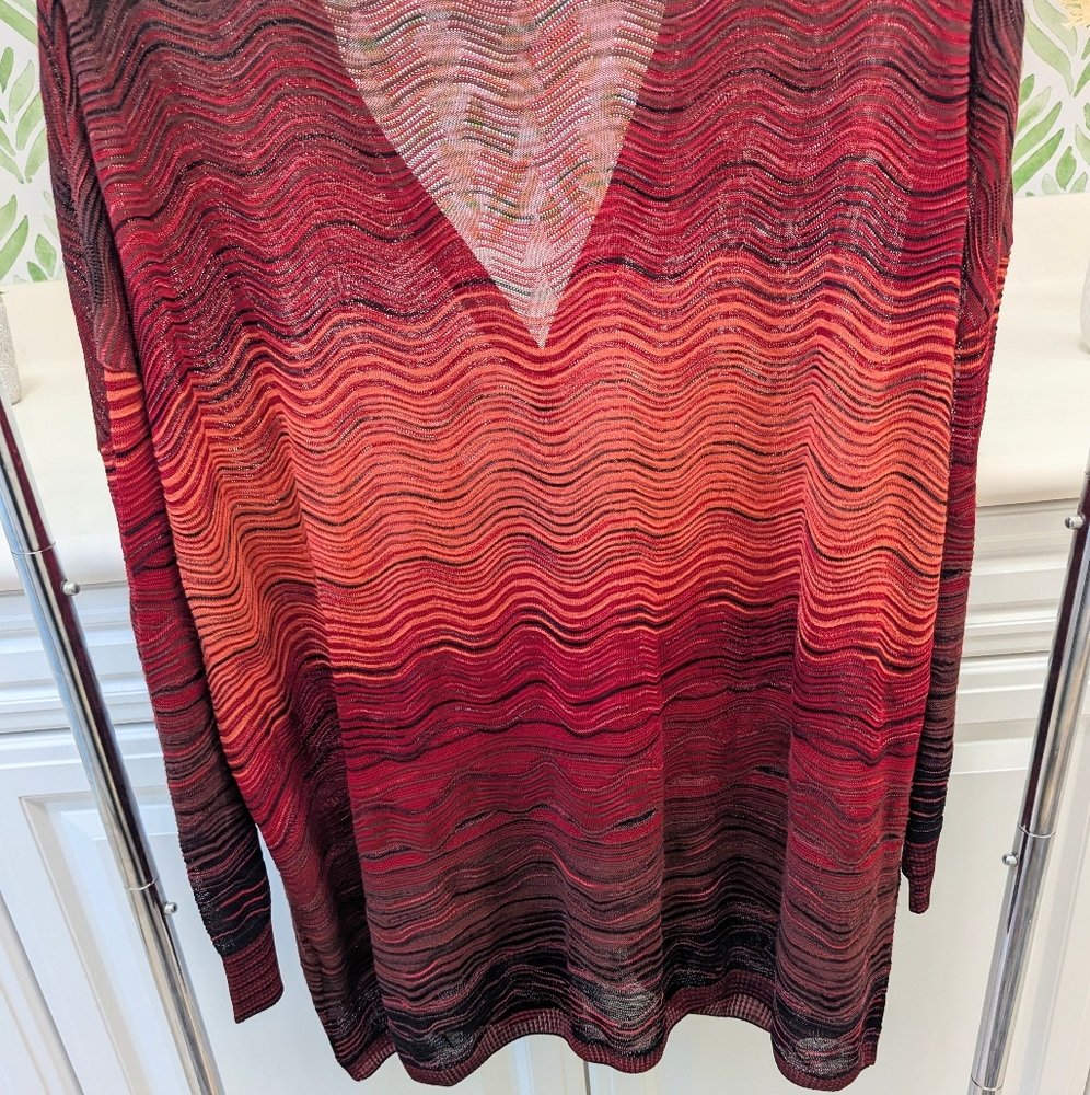 Missoni Red and Black Knit Sweater XXL - Picture 6 of 10